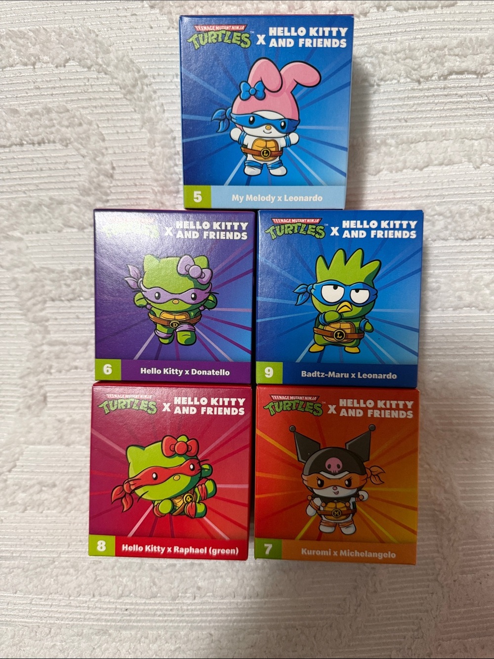 McDonald’s Hello Kitty Ninja Turtles figurines